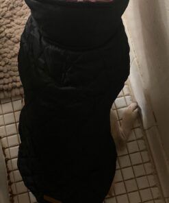 Kuoser Cozy Waterproof Windproof Reversible British Style Plaid Dog Vest Winter Coat Warm Dog Apparel for Cold Weather Dog Jacket for Small Medium Large Dogs with Furry Collar (XS - 3XL),Red M Medium (Pack of 1) Red 32 91fKKQwYiEL