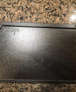 Lodge LPGI3 Cast Iron Reversible Grill/Griddle, 20-inch x 10.44-inch, Black 20 Inch Double Burner 76 91fKyOeG7L