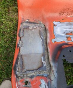 Goplus 110V MIG 130 Welder Flux Core Welding Machine, No Gas Welding Machine with Electrode Holder Face Shield (Orange) 53 91fTkxm3KL