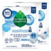 Seventh Generation Dishwasher Detergent Packs for Sparkling Dishes Free & Clear Dishwasher Tabs 45 Count, Pack of 2 (Packaging May Vary) Free and Clear 45 Count (Pack of 2) 54 91fVijzZ 9L