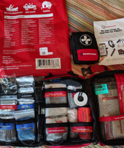 Surviveware Comprehensive Premium First Aid Kit Emergency Medical Kit for Trucks, Cars, Camping, Office and Sports and Outdoor Emergencies - Large 200 Piece Set Regular 56 91fZmRFVd0L