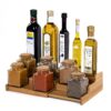 Seville Classics Bamboo Premium Wood 3-Tier Step Shelf Spice & Seasoning Storage Rack Organizer for Kitchen, Cabinet, Countertop, Pantry, Bathroom, Salon, Expandable 8.5"-15" W Expandable 8.5" - 15" W 13 91fiv3pZrL