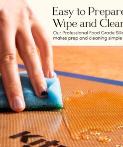 Kitzini Silicone Baking Mat Set. Non-Stick Silicone Mats for Baking. BPA Free Baking Sheets. Professional Grade Silicon Baking Sheet. INCL. 2 Half Sheets & 1 Quarter Silicone Baking Mats 2 Half & 1 Quarter Baking Sheets 26 91fkFnRWCkL