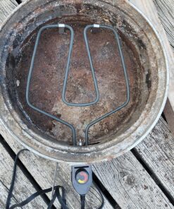 Universal Replacement Electric Smoker and Grill Heating Element with Adjustable Thermostat Controller **NEW 1500 Watts Higher Heat** 56 91flwmt8FuL