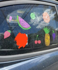 ARTEZA Liquid Chalk Markers Set of 8, Metallic Colors for Chalkboard, Blackboard, Glass, Mirror, Window, Restaurant Menu, and Classroom, Includes 8 Replaceable Chisel Tips, Tweezers, Labels, Stencils 20 91fsNPY0CbL