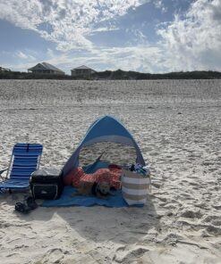 iCorer Automatic Pop Up Instant Portable Outdoors Quick Cabana Beach Tent Sun Shelter Blue 30 91ftl7Bo11L