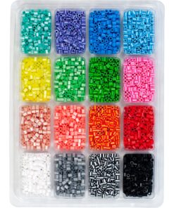 Perler Beads Stripes And Pearls Assorted Fuse Beads Tray For Kids Crafts, 4000 pcs 21 91fvRRi9VjL