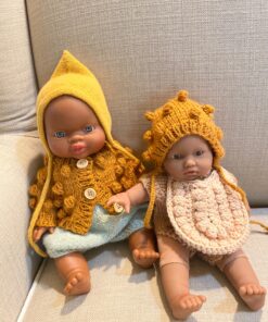 La Baby Boutique Hispanic 11 inch Small Soft Body Baby Doll dressed in Purple for Children 12 Months and older Purple Hispanic 34 91fxMhDSRQL