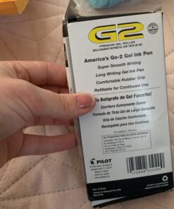 Pilot, G2 Premium Gel Roller Pens, Fine Point 0.7 MM, Black, Pack of 12 (Dozen Box) Black Ink 41 91g0MleHY3L