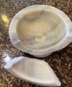 HIC Kitchen HIC Mortar and Pestle Set, 3.8 x 4 x 3.8 inches, Marble 35 91g1f4ifTnL