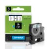 DYMO Standard D1 43610 Labeling Tape (Black Print on Clear Tape, 1/4'' W x 23' L, 1 Cartridge), DYMO Authentic 1/4" Black on Clear 33 91g2Yu8q7mL