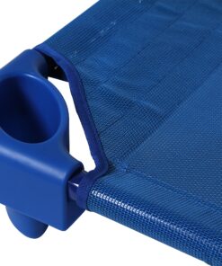 Sprogs Heavy Duty Childrens Standard 52"L Stackable Daycare Cots for Preschool Kids Sleeping, Resting, and Naptime, SPG-021-5, Blue (Pack of 6) Standard (52" L) 16 91g8cmHCWL