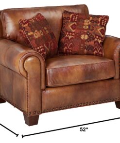 Alternative view of Steve Silver Company Silverado Chair, metamorphosis Camel