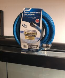 Camco TastePURE 25-Foot Premium Drinking Water Hose | Features a No-Kink Heavy-Duty Design with Machined Fittings for Extra Strength, 5/8” ID, and is Lead-Free, BPA-Free, and Phthalate-Free (22833) 13 91gNNEQfxL