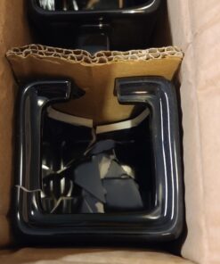 10 Strawberry Street Nova Square 45 pc Dinnerware Set, Black 33 91gR6hP0ooL