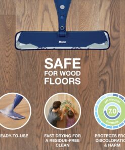 Bona Hardwood Floor Cleaner Spray Mop Cartridge - 34 fl oz - Unscented - Refillable - Residue-Free Floor Cleaning Solution for Bona Spray Mops for Wood Floors 11 91gRxcGAZnL