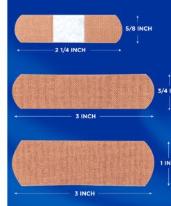 Band-Aid Brand Flexible Fabric Adhesive Bandages for Wound Care & First Aid, Assorted Sizes, 100 ct 100 Count 29 91gZpS P9uL