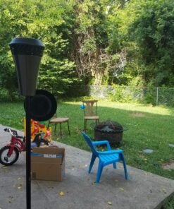 TIKI Brand Island King Outdoor TIKI Torch for Backyard, Patio and Garden, Metal Brown - 65 Inch, 1120129 Gun Metal 34 91gaBro yaL