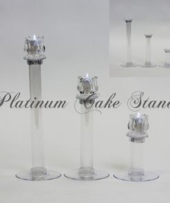 Cake Stand Candle Votive Set 3 Tier (STYLE 131)