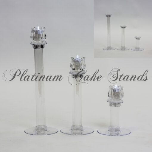 Cake Stand Candle Votive Set 3 Tier (STYLE 131)