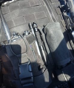 KEPEAK Military Tactical Pen, Professional Self Defense Pen, Emergency Glass Breaker Pen - Tungsten Steel, Writing Tool with 6 Refill Black 40 91gufwh8bjL