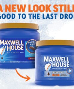Maxwell House The Original Roast Medium Roast Ground Coffee (30.6 oz Canister) 1.91 Pounds 25 91gxR8WxWML