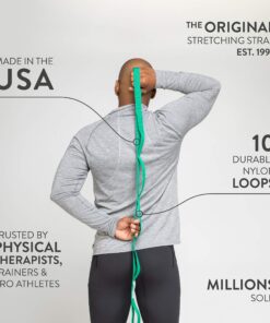 The Original Stretch Out Strap with Exercise Book - Made in the USA by OPTP - Top Choice of Physical Therapists, Athletic Trainers & Yoga 28 91h13uw6uFL 2