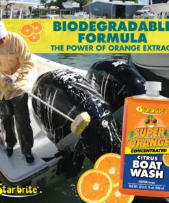 STAR BRITE Super Orange - Premium Citrus Boat Wash Super Concentrate - All-Purpose, All-Surface Ultimate Cleaning Solution - Will Not Remove Wax, Polish or Harm Gel Coat 32 Oz 10 91h4WPzDlqL