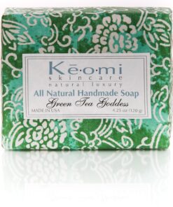 Organic Luxury Handmade 4 Bar Soap Gift Set by KEOMI NATURALS - Gift Boxed & Ready to Give - 100% Pure Essential Oils - PAMPER THEM w/LUXURY WHILE LIFTING THEIR SPIRITS 15 91h7Q xv66L