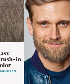Just For Men Mustache & Beard, Beard Dye for Men with Brush Included for Easy Application, With Biotin Aloe and Coconut Oil for Healthy Facial Hair - Light Brown, M-25, Pack of 1 Light Brown M-25 1 Count (Pack of 1) 12 91hBQMO6fHS