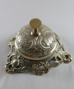 Alternative view of Upper Deck Ornate Solid Brass Hotel Counter Bell