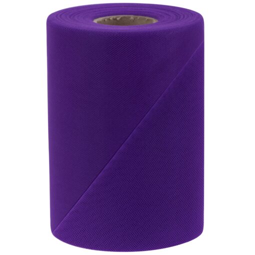 Falk Fabrics Tulle Spool, 6-Inch by 100-Yard, Purple