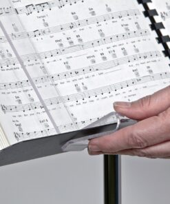 Alternative view of Clear Music Clips Sheet Music Holder for Music Stand, Durable Break-Resistant Flexible Plastic MADE IN USA 1 Pair