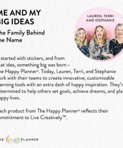 me & my BIG ideas 4 Month Fitness Extension - The Happy Planner Scrapbooking Supplies - Pre-Punched Pages - Food & Exercise Logs - Inspirational Dividers & Stickers To Stay on Track - Classic Size 33 91hab2199cL