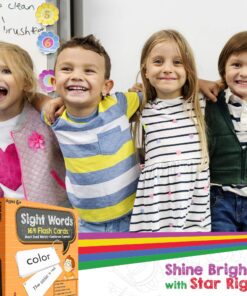 Star Right Education Sight Words Flash Cards, 169 Sight Words and Sentences With 2 Rings 26 91heDH5ve L
