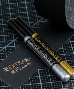 Pilot Metallic Permanent Paint Markers, 1 Each Gold & Silver, Extra Fine Point, Set of 2 (41400) 25 91hflhjvwlL 2