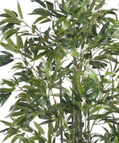 Nearly Natural 5294 Bamboo Silk Tree, 6-Feet, Green, Artificial, Silk 11 91hjAiXlPyL