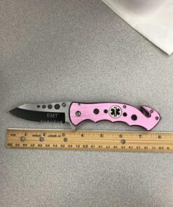 TAC Force TF-498 Series Spring Assist Folding Knife, Half-Serrated Blade, 4.5-Inch Closed Pink EMT 29 91hmjQEzuaL