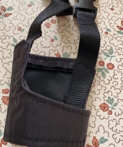 Downtown Pet Supply - Quick-Fit Dog Muzzle for Grooming - Pet Care & Dog Grooming Supplies - Soft Nylon Muzzle with Safety Buckle - Size 1 - Muzzle for Small Dog 27 91hotRKAlNL