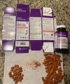 New Chapter Women's Multivitamin 50 Plus for Cellular Energy, Heart & Immune Support with 20+ Nutrients + Astaxanthin - Every Woman's One Daily 55+, Gentle on The Stomach, 72 Count 72 Count (Pack of 1) 35 91hovXuQ0KL 1