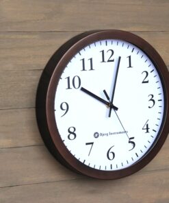 Bjerg Instruments Modern 12" Steel Enclosure Silent Wall Clock with Non Ticking Movement (Bronze) Bronze 11 91htKqFGoJL