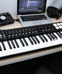 M Audio Oxygen 49 IV | 49 Key USB/MIDI Keyboard With 8 Trigger Pads & A Full Consignment of Production/Performance Ready Controls 14 91i yomnvxL