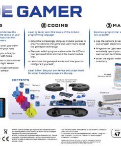 Thames & Kosmos Code Gamer: Coding Workshop & Game | Ios + Android Compatible | Learn To Code | Four Sensors | Powerful Arduino Board | Winner Toy of The Year Award | Parents' Choice Gold Award Winner 14 91i1hbV LfL