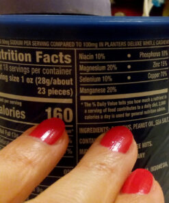 Planters Lightly Salted Deluxe Whole Cashews (1lb 2.25oz Canister) 1.14 Pound (Pack of 1) 51 91i6wO8l 7L