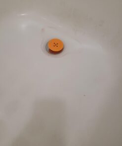 TubShroom Tub Hair Catcher Protector, Fits 1.5" - 1.75" Drain, Orange 47 91i7a9v5D9L