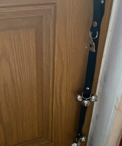 Caldwell's Dog Potty Bell for Dogs to Ring to Go Outside - The Original Dog Door Bell for Potty Training - Premium Quality Dog Training Tools & New Puppy Essentials One Potty Bell Black 38 91iCJE2WbbL