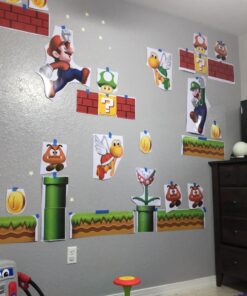 New Super Mario Brothers Wall Stickers 23 91iHmhVbFL