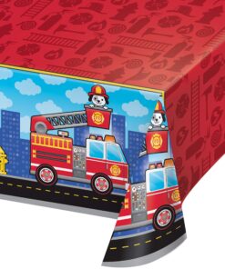 Flaming Firetruck Birthday Party Pack (Basic Bundle, 65 Pieces) Basic Bundle 65 Piece Set 12 91iIpzOtGsL