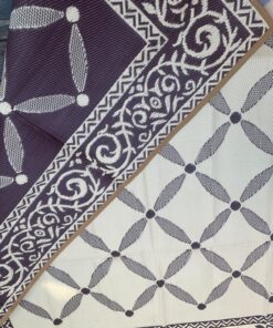 Stylish Camping 119187 9-feet by 18-feet Reversible Mat, Plastic Straw Rug, Large Floor Mat for Outdoors, RV, Patio, Backyard, Picnic, Beach, Camping (Brown/Beige) 9x18 Brown/Beige 27 91iJ26HiPuL