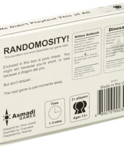 Alternative view of Asmadi Games We Didn't Playtest This at All - with Chaos Pack